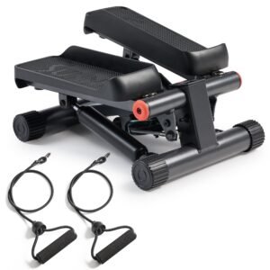 Sunny Health & Fitness SMART Mini Stepper With Exercise Bands