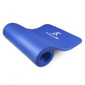 Extra Thick Yoga and Pilates Mat 1/2-in, Blue