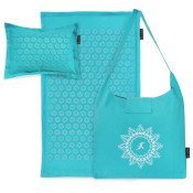 Ki Acupressure Mat and Pillow Set, Bahama Blue
