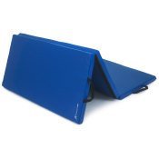 Tri-Fold Folding Exercise Mat 6ft x 4ft, Blue