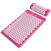 Acupressure Mat and Pillow Set, Pink