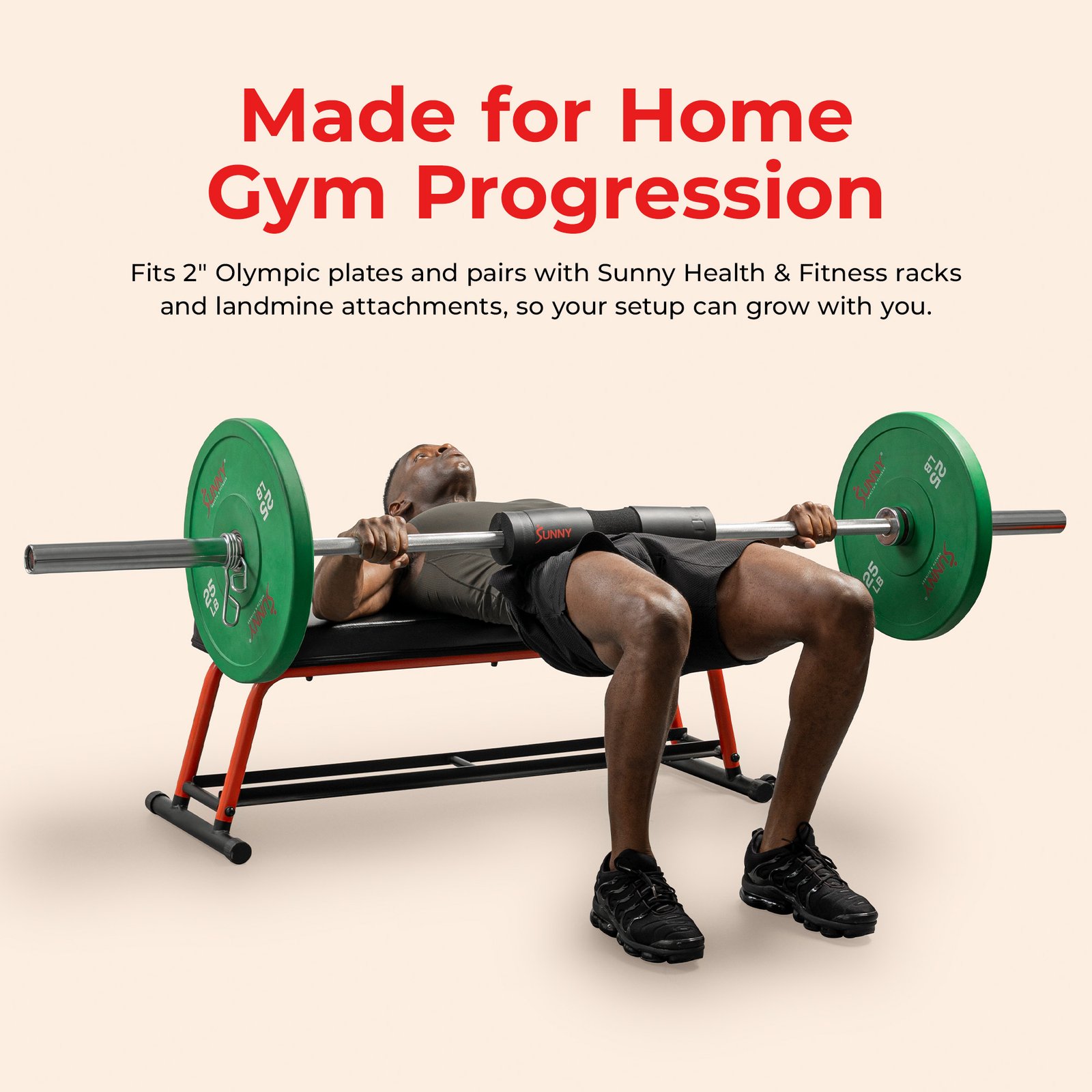 Sunny Health & Fitness 72" Olympic Bar - Image 3
