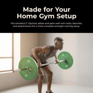 Sunny Health & Fitness 86" Olympic Bar 30MM Diameter