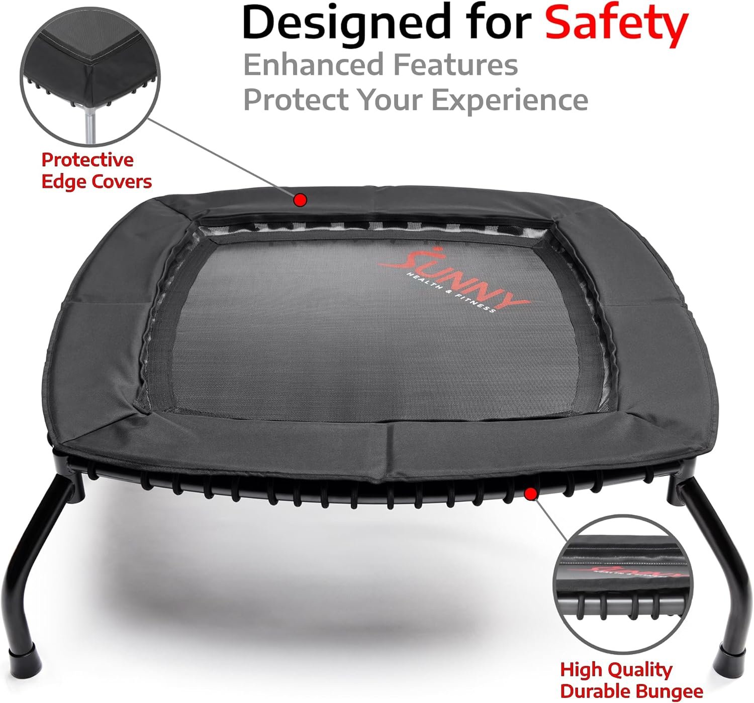Sunny Health & Fitness EXERCISE TRAMPOLINE – 36 INCHES - SF-S021047 - Image 2