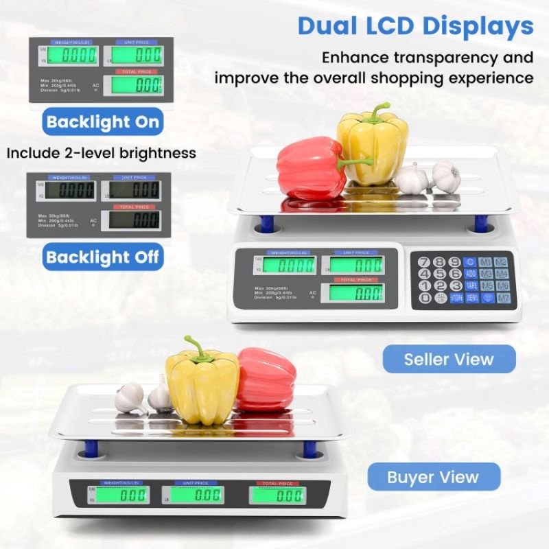 Portable Commercial Food Scale with Digital Display - Image 4